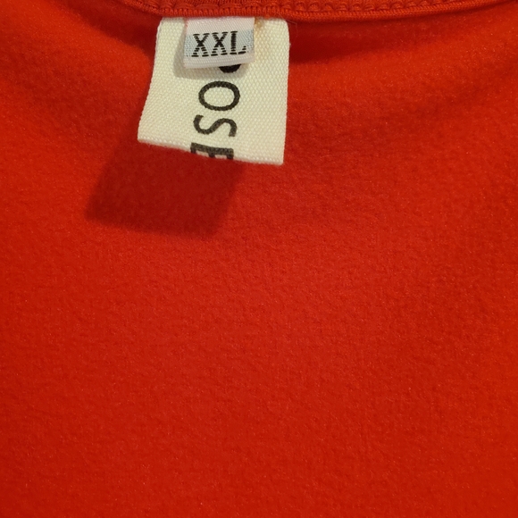 Chic Red Ruched Dress - Picture 2 of 4